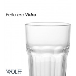 Copo avulso 425ml alto Allure Vidro